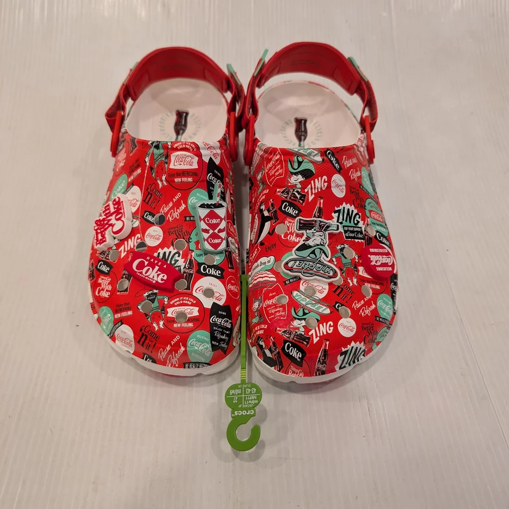 CROCS Coca Cola All Terrain Red Novelty Print Men's Women's Clogs